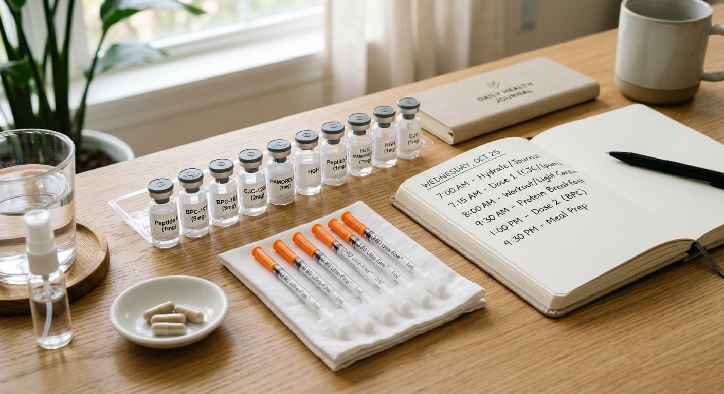 Peptide Timing and Stacking: A Practical Guide for Beginners